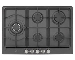 ETNA KG775ZTA - Gaskookplaat - met Wokbrander - 75 cm - Mat Zwart