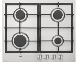 ETNA KG859RVSA - Gaskookplaat - RVS