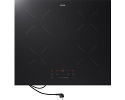 ETNA KIS159ZT - Inductiekookplaat (59 cm) - Plug & Cook - 10 kookstanden - Centrale slider - Kinderslot - 4 timers - Boostfunctie