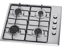 Everglades EVBI850 - Inbouwgaskookplaat - 4 Pits - Elektrische Vonkontsteking - 5 Jaar Garantie