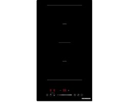 Heinner Domino HBHI-M2ZB1FXTC Inbouw Inductiekookplaat – 2 Kookzones – 3500 W – Boost – Bridgefunctie – Touch-Slider Bediening – Zwart Glas – 5 Jaar Garantie