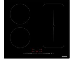 Heinner HBHI-M4ZB1FXTC Inbouw Inductiekookplaat – 60 cm – 4 Kookzones – Touchbediening – Timer – 5 Jaar Garantie – Zwart Glas