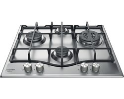Hotpoint PCN 641 T/IX/HA kookplaat Roestvrijstaal Ingebouwd Gaskookplaat