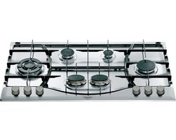 Hotpoint PHN 962 TS/IX/HA Roestvrijstaal Ingebouwd 90 cm Gaskookplaat 6 zone(s)