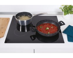 inductie kookplaat 60cm 4 branders 7200w zwart - candy - CI642C/E1