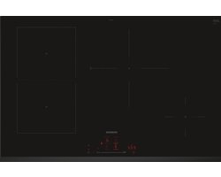 inductie kookplaat 80cm 4 branders 7400w zwart - siemens - ED851HSB1E