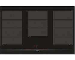 inductiekookplaat 90cm 5 pits 11100w zwart - siemens - ex975lxc1f