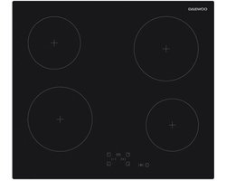 Keramische kookplaat - DAEWOO - 4 branders - 60 cm - BH6VTF27BNM - Zwart
