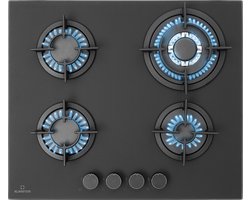 Klarstein gasfornuis, inbouw-gasfornuis voor propaan gasfles, gaskookplaat 4-pits, gasfornuis voor keuken, camping & camper, 8000 W kookplaat, LPG gaskooktoestel, kookplaat voor propaan, roestvrijstalen gasfornuis