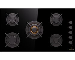 Klarstein Goldflame 5 - Gaskookplaat - 5-pits - Side Control - Zwart