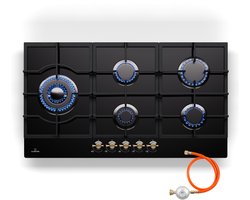 Klarstein Victoria Chef Edition - 5 Zones - Gaskookplaat - Zwart