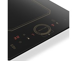 Klarstein Victoria Domino Inductiekookplaat - Flexzone Technologie - Zelfvoorzienend - Inbouwkookplaat - 29 Cm - 2 Zones - 3500 Watt - Booster - Temperatuuropslag - Timer - Glaskeramiek - Energiezuinig - VarioHeating - Flexibel - Zwart