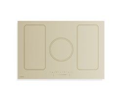 Klarstein Victoria inductiekookplaat - 77 cm inbouw, 5 zones en 2 flexzones, 11500 W boost, schuifregelaar, timer, kinderslot, retro design, restwarmte-indicator