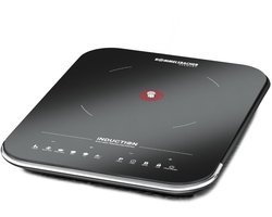 Rommelsbacher enkele kookplaat CTS 2000/IN inductie – enkele kookplaat met glaskeramisch oppervlak – 6 kookprogramma’s, touch bediening en timer