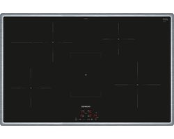 Siemens iQ300 EH845BFB5E kookplaat Zwart Aanrecht 80 cm Inductiekookplaat zones 5 zone(s)