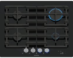 Siemens iQ700 ER6A6PH40 kookplaat Zwart Ingebouwd 59 cm Gaskookplaat 4 zone(s)