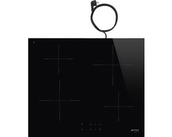 SMEG SI2641DL - Inbouw inductie kookplaat - Plug & Play - 1-fase - incl. stekker - 4 kookzones