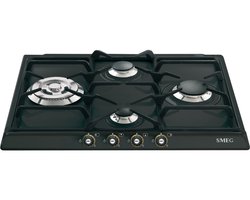 Smeg SR764AOD kookplaat Antraciet Ingebouwd Gaskookplaat 4 zone(s)