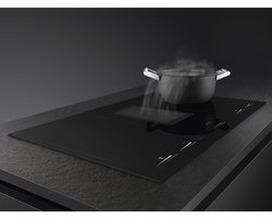 Smeg Universal HOBD682D1 kookplaat Zwart Ingebouwd 80 cm Inductiekookplaat zones 2 zone(s) Inbouw afzuigkap