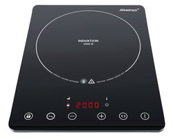 Steba IK65Slim - Inductiekookplaat - 1 pits - Extra dun - 2000 Watt- ø 23,0 cm - timer - Automatische panherkenning