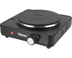 Tristar Elektrische kookplaat 1500W - KP-6151 - 1 Kookzone - Vrijstaand - Zwart