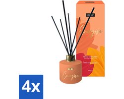 4 x Sence - Energise - Geurstokjes - Stimulerend - 100 ml - Energie - Focus - Stimulerend - Geurstokjes - Geur