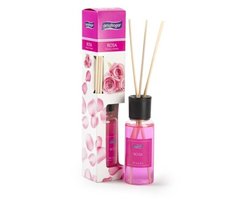 Amahogar Geurstokjes Fresh Breeze - rozen - 100 ml - geurverspreider - interieurparfum