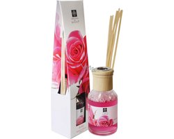 Aroma di Rogito geurverspreider |Geurstokjes met flesje ROSE- BOUQUET Perfume Diffuser | Interieur geuren |Rozen geur |herfst geuren | kerst geuren | 100ML