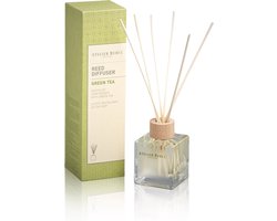 Atelier Rebul Green Tea - Geurstokjes (120ml) - Frisse & Verkwikkende Kamergeur - Heerlijke Geurverspreider