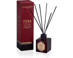Atelier Rebul Pera - Geurstokjes (120ml) - Houtige & Kruidige Kamergeur - Heerlijke Geurverspreider