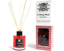 AW Geurstokjes - Kersen - 120ml - Aromatische Riet Diffuser - Aromatherapie