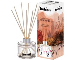 Bolsius geurverspreider 4 stuks New York, Rio de Janeiro, Moscow en New Delhi