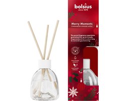 Bolsius - True Glow Geurstokjes - Merry Moments - Kaneel Gember Warme Appel - 6 Geurstokjes - Voordeelverpakking
