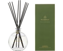 Boutique Geurstokjes Tea & Cardamom 90ml groen