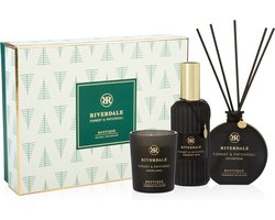 Cadeau Christmas - Large Pakket - Geur: Forest & Patchouli (Bestseller!) Kerstcadeau - Kerstpakket - Voor Man & Vrouw - Riverdale
