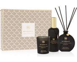 Cadeaupakket | Riverdale | Geurstokjes, Geurkaars & Spray | Large | Geschenkset | Forest & Patchouli