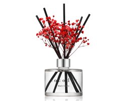 Cocodor Geurstokjes met rode droogbloemen Black Cherry - 200 ml