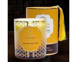 Geurkaars van luxe kokosboter en sojawas met tuberoos en jasmijn, ayurvedisch, Vata, Song of India