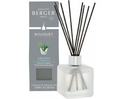 Geurstokjes - Huisparfum met sticks - Parfumverspreider Citronnelle - 125 Ml