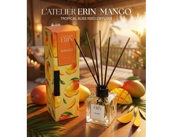 Geurstokjes Mango – Huisparfum – Reed Diffuser – 100ml – Langdurige Geurverspreiding - huisparfum - Daily fragrance rituals