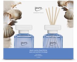 Ipuro Geurstokjes Essentials Sunny Beachtime 50 ml - 2 Stuks