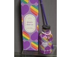 ipuro geurstokjes limited edition vibrant love - mandarijn - grapefruit - passievrucht - lelietje van dalen - pioenroos - orchidee- vanille- muskus