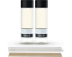 JANZEN Home Fragrance Refill Black 22 2-pack Incl. Gratis Sticks