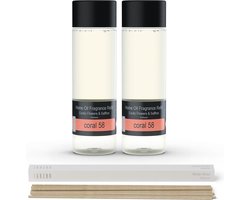 JANZEN Home Fragrance Refill Coral 58 2-pack Incl. Gratis Sticks