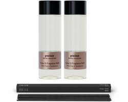 JANZEN Home Fragrance Refill Gracious 2-pack Incl. Gratis Sticks