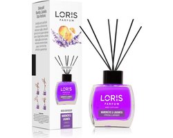 LORIS - Parfum - Geurstokjes - Huisgeur - Huisparfum - Citrus & Lavender - 120ml