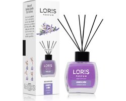 LORIS - Parfum - Geurstokjes - Huisgeur - Huisparfum - Lavender & Musk - 120ml