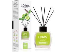 LORIS - Parfum - Geurstokjes - Huisgeur - Huisparfum - Patchouli & Bergamot - 120ml