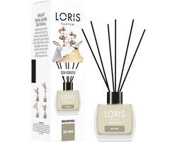 LORIS - Parfum - Geurstokjes - Huisgeur - Huisparfum - Soft Linnen - 120ml