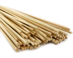 Losse Geurstokjes - 25 Stuks - Rietstengels - Naturel - Bamboe - 25cmx3mm